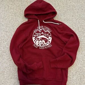 Red Alaskan Salmon Sisters Hoodie